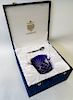 Faberge Crystal Ice Bucket With Tong In Box