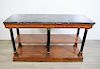Marble Top Empire Style Console Table