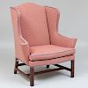 Chippendale Mahogany Winged Chair, New England