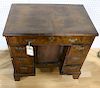 Antique Mahogany or Walnut Kneehole Desk
