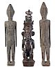 Three Indonesian Ancestral Guardian Wood Figures
