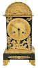 Restoration Gilt Bronze Mantel Clock