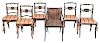 Assembled Set of Six Regency Dining Chairs