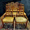 SET 10 DREXEL MID CENTURY DINING CHAIRS