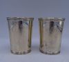 2 STERLING SILVER MINT JULEP CUPS 