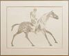 ELISABETH FRINK (1930-1993): HORSE AND RIDER III