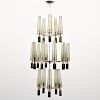 Large Seguso Tiered Chandelier