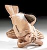Rare Maya Pottery Shrimp / Lobster Vessel