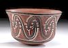 Nazca Polychrome Bowl with Janus Headed Serpents