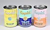 (3) Andy Warhol "The Art of Soup" Cans, 2006
