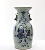 Early 20th C Chinese Blue & White Vase