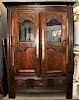 Antique French Carved Armoire circa 19th C.