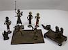 (8) Diminutive African Brass/Bronze Figures