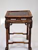 Chinese Carved Wooden Stool