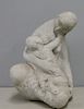 UNSIGNED. Marble Sculpture Mother & Child