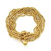 Cartier Draperie de Decollete Ten Strand Gold Bead Bracelet