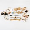 Miscellaneous Group of Pins, Cufflinks and Tie Clips