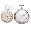Two Antique Pocket Watches from England