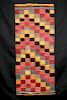 Peruvian Ica Polychrome Textile Panel - Checkered Motif