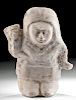 Nopiloa Ceramic Priestess and Child Figural Rattle