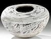 Anasazi Puerco Black-on-White Pottery Seed Jar
