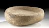 Ancient Pacific Northwest Stone Mortar Bowl