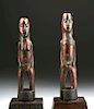 Lot of Two 19th C African Carved Bone Lobi Figures (pr)
