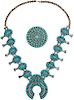   Unknown | Lot of Two-Zuni Necklace & Zuni Cluster Pin