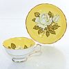 VINTAGE PARAGON YELLOW CUP AND SAUCER