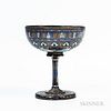 Russian .916 Silver and Champleve Enamel Goblet