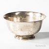 Lunt Sterling Silver Punch Bowl