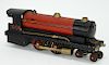 Antique Red and Black 604 Model Train Car