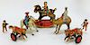5PC German and Japanese Tin Wind Up Toy Group
