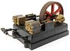 Antique American Double Cylinder Steam Engine