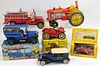 6 Japanese and Marx Tin Lithograph Automobiles