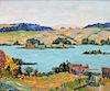 Ellis A. Rosenthal River Landscape Painting