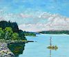 Ellis A. Rosenthal Crawford Lake Maine Painting