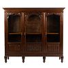 Victorian Elizabethan Revival Walnut Bookcase