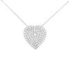 Diamond and 14K Heart Pendant Necklace