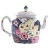 Chinese Export Tobacco Leaf Teapot