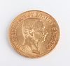 1905 Frederick Augustus 20 Mark Gold Coin