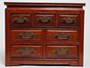 Small Chinese Seven Drawer Jewelry Chest