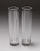 Baccarat Crystal "Harmonie" Bud Vases, Pair
