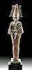 Fine Egyptian Bronze Figure of Osiris w/ Art Loss Cert.