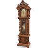Antique Carved Tall-Case Grandfather Clock