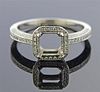 Simon G Platinum 18K Gold Diamond Engagement Ring Setting