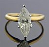 2.00ct Marquise Diamond 14k Gold Engagement Ring 