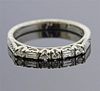 Tacori Platinum Diamond Wedding Band Ring