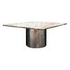 Brueton Style Modern Marble Top Dining Table