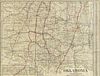 AN ANTIQUE AUTOMOBILE MAP, "Clason's Guide Map of Oklahoma," DENVER, COLORADO, 1917,